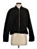 Zara 100% Polyester Solid Black Track Jacket Size S - photo 1