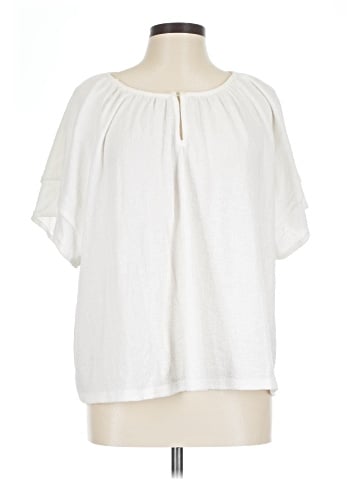 a.n.a. A New Approach Short Sleeve Blouse (view 1)