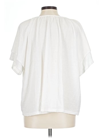 a.n.a. A New Approach Short Sleeve Blouse (view 2)