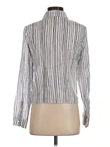 Ecru Long Sleeve Blouse (view 2)