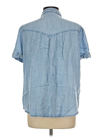 Jane and Delancey Short Sleeve Button-Down Shirt (view 2)