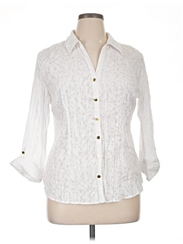 JM Collection 3/4 Sleeve Blouse (view 1)