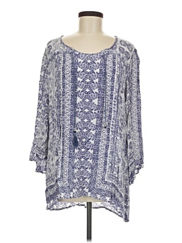 Angie 3/4 Sleeve Blouse (view 1)