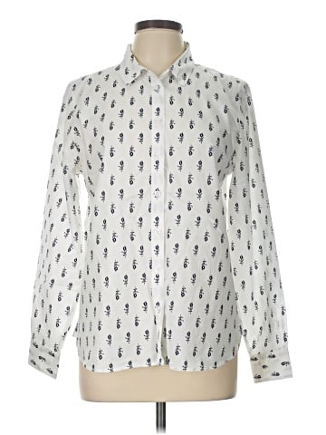 Garnet Hill Long Sleeve Blouse (view 1)