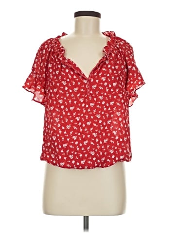 Max Studio Short Sleeve Blouse (view 1)