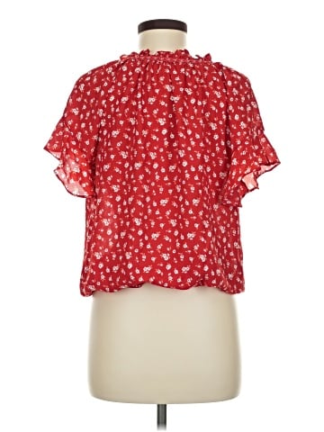 Max Studio Short Sleeve Blouse (view 2)
