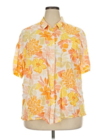 Arizona Jean Company Short Sleeve Blouse (view 1)