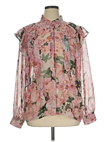 Express Long Sleeve Blouse (view 1)
