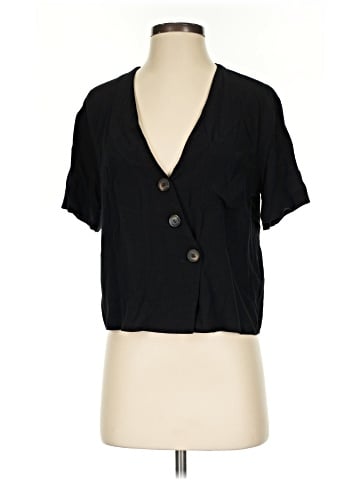 Topshop Short Sleeve Blouse (view 1)