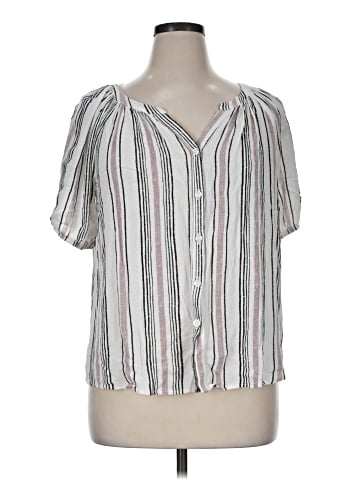 AB Studio Short Sleeve Blouse (view 1)