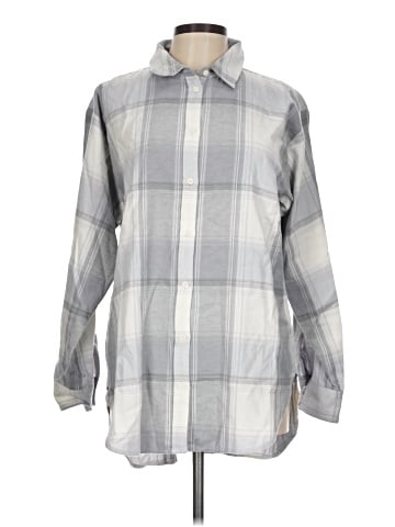 Ann Taylor LOFT Long Sleeve Button-Down Shirt (view 1)