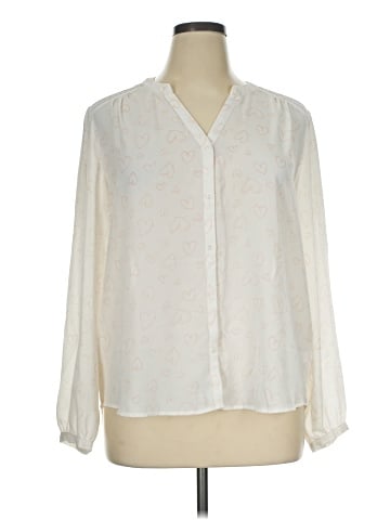 LC Lauren Conrad Long Sleeve Blouse (view 1)