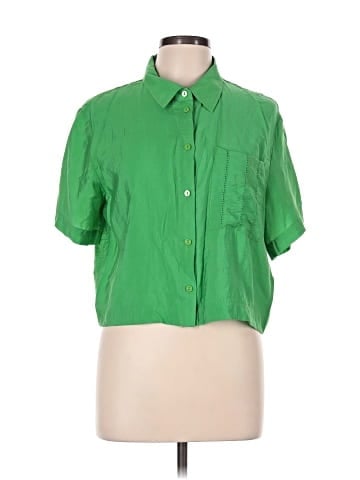 Jason Wu Short Sleeve Button-Down Shirt (view 1)