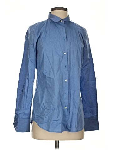 Ann Taylor Long Sleeve Button-Down Shirt (view 1)