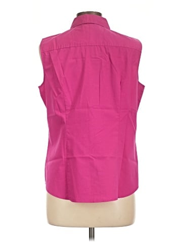 Liz Claiborne Sleeveless Button-Down Shirt (view 2)