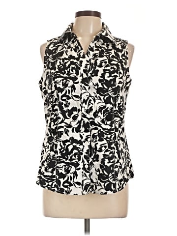 Gold Label Investments Sleeveless Button-Down Shirt (view 1)