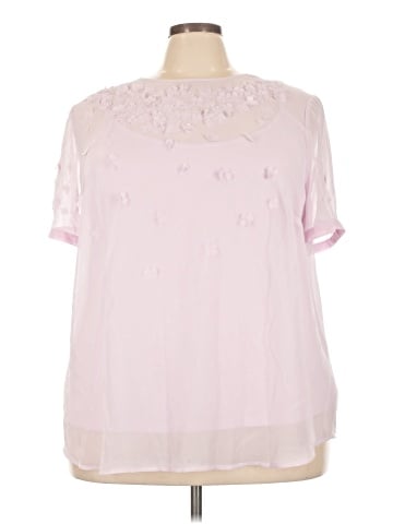 Liz Claiborne Short Sleeve Blouse (view 1)