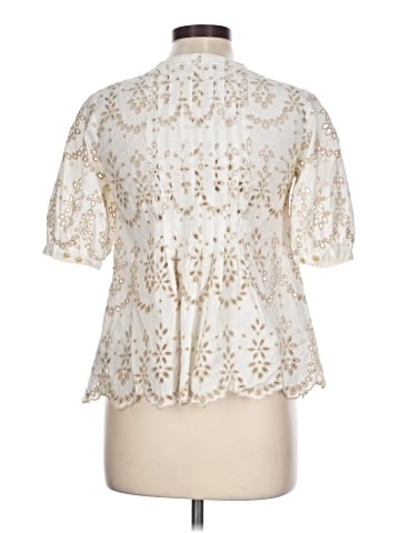 Feathers Short Sleeve Blouse (view 2)