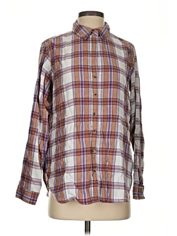 Jachs Girlfriend Long Sleeve Button-Down Shirt (view 1)