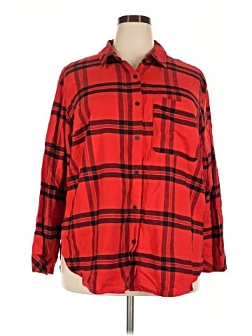 Ava & Viv Long Sleeve Button-Down Shirt (view 1)