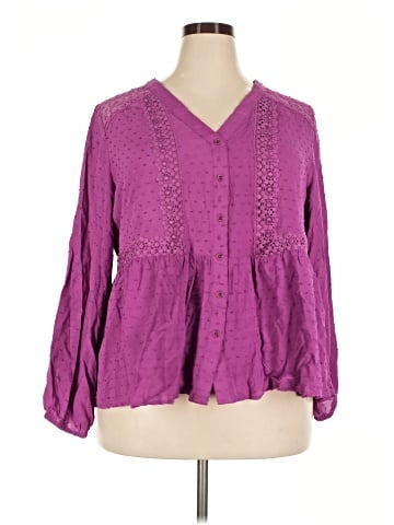 Lane Bryant 3/4 Sleeve Blouse (view 1)