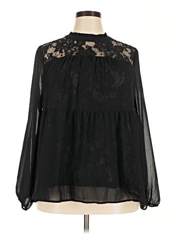 Torrid Long Sleeve Blouse (view 1)