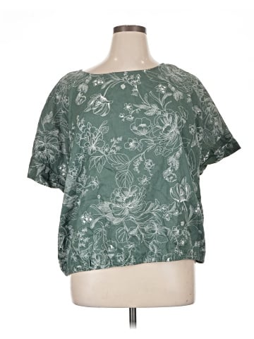 Liz Claiborne Short Sleeve Blouse (view 1)