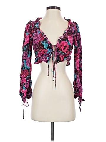 For Love & Lemons 3/4 Sleeve Blouse (view 1)