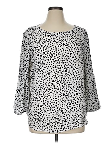 Ann Taylor Factory 3/4 Sleeve Blouse (view 1)