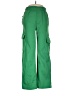 Assorted Brands 100% Polyester Green Cargo Pants Size M - photo 1