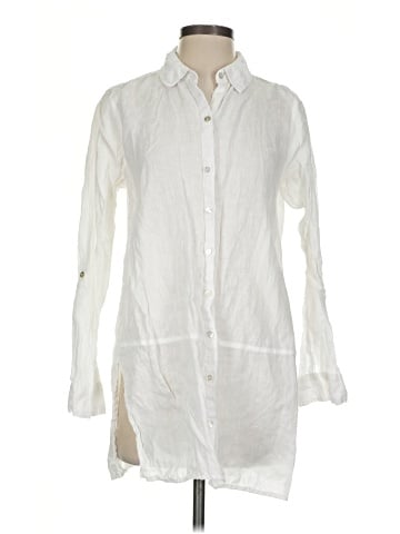 Tahari Long Sleeve Button-Down Shirt (view 1)