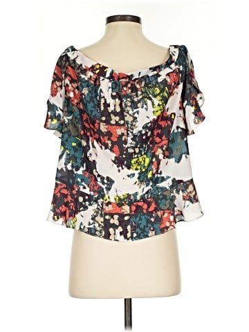 BCBGMAXAZRIA Short Sleeve Blouse (view 2)