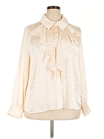 ELOQUII Long Sleeve Blouse (view 1)