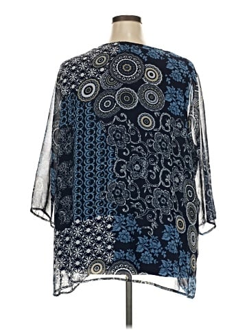 Maggie Barnes 3/4 Sleeve Blouse (view 2)