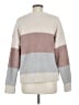 Thread & Supply 100% Polyester Color Block Ivory Pullover Sweater Size M - photo 2