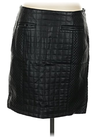 Ann Taylor Faux Leather Skirt (view 1)