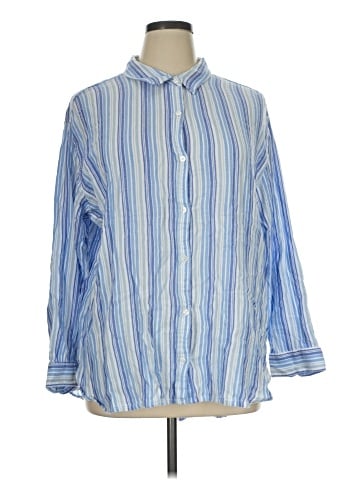 Gloria Vanderbilt Long Sleeve Button-Down Shirt (view 1)