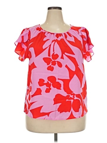 Nine West Short Sleeve Blouse (view 1)