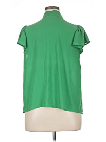ELOQUII Short Sleeve Blouse (view 2)
