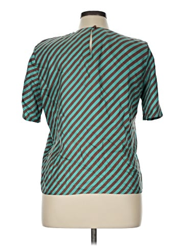 Carlisle Short Sleeve Silk Top (view 2)