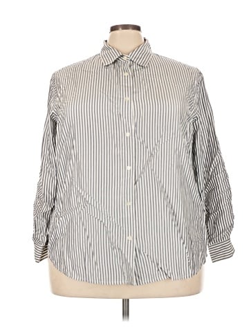 Lauren by Ralph Lauren Long Sleeve Button-Down Shirt (view 1)