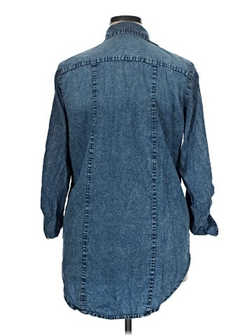 Ashley Stewart 3/4 Sleeve Button-Down Shirt (view 2)