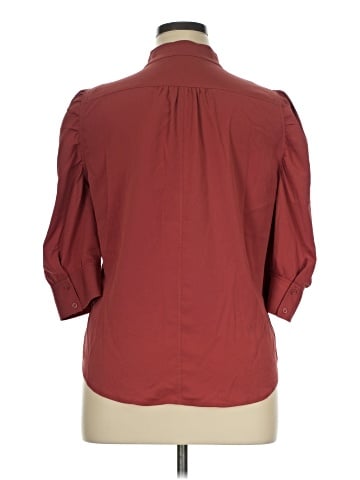 White House Black Market 3/4 Sleeve Blouse (view 2)