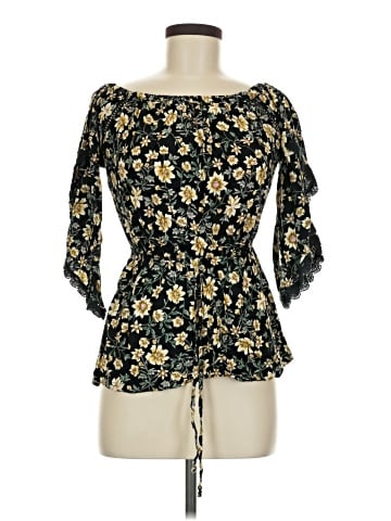 Angie 3/4 Sleeve Blouse (view 1)