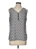Express 100% Polyester Silver Sleeveless Blouse Size L - photo 1