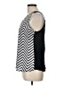 Express 100% Polyester Silver Sleeveless Blouse Size L - photo 5