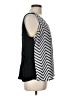 Express 100% Polyester Silver Sleeveless Blouse Size L - photo 4
