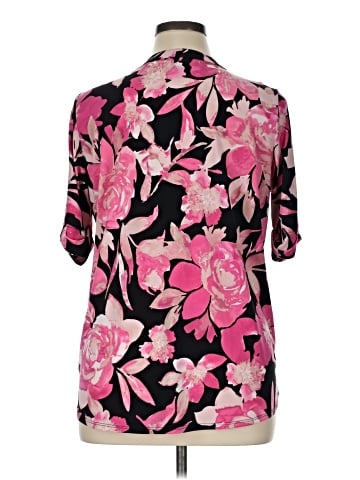 Anne Klein Short Sleeve Blouse (view 2)