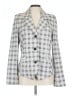 CAbi Checkered-gingham Gray Blazer Size 10 - photo 1