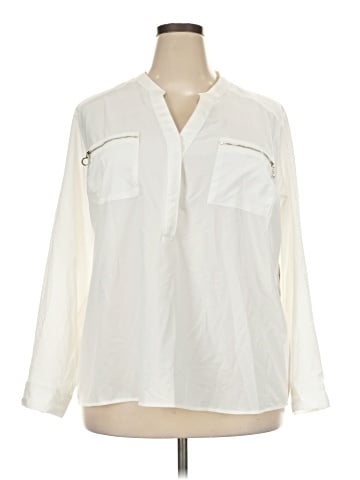 Notations Long Sleeve Blouse (view 1)